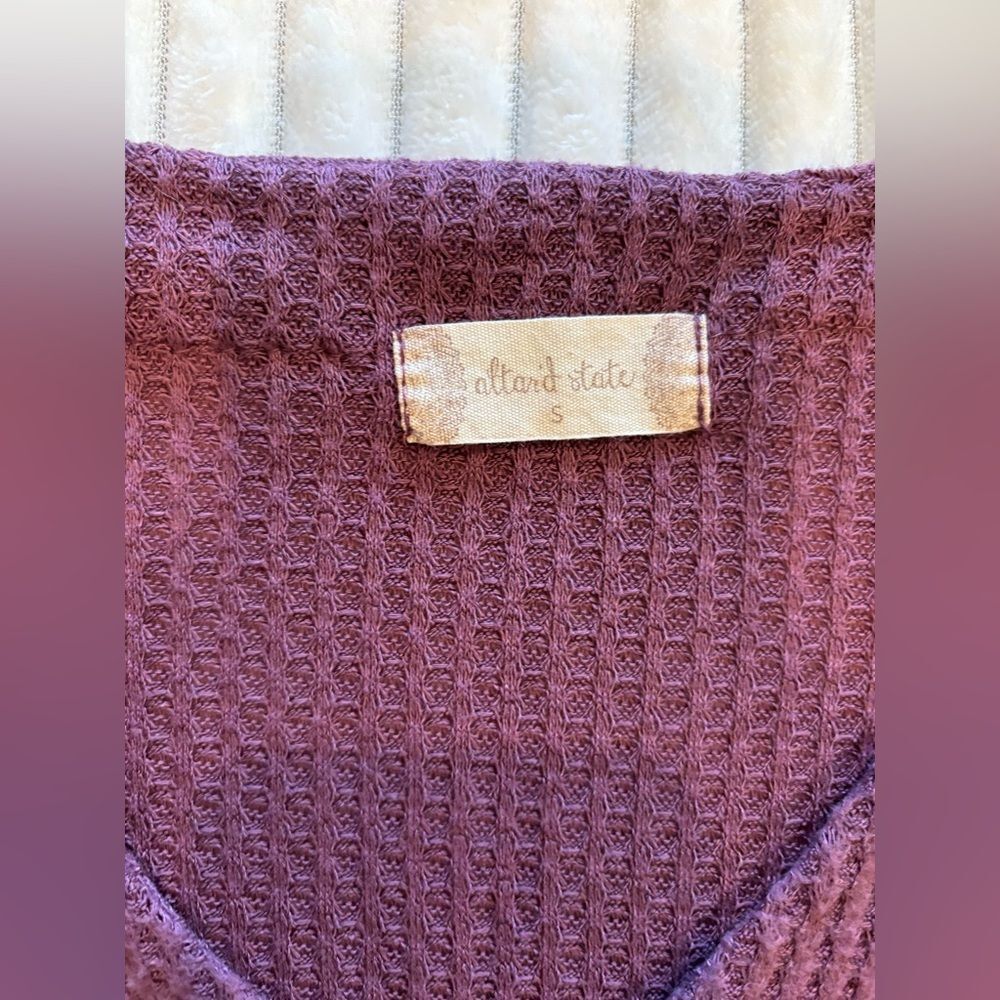 Altar’d State Plum Sweater - Picture 4 of 4